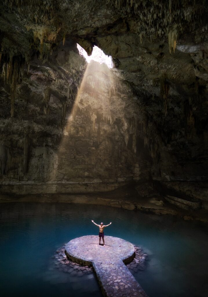 mexico, cave, cenote